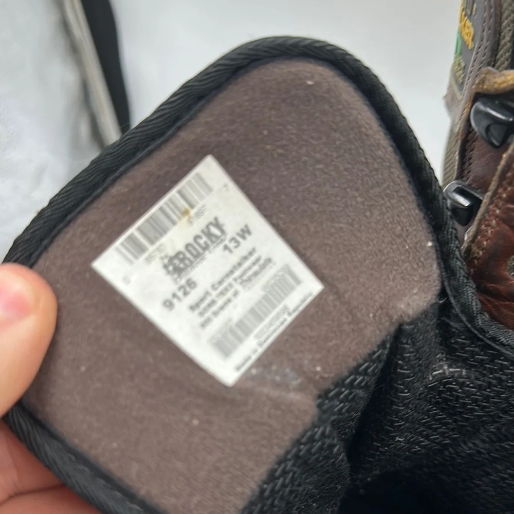 Rocky Gore-Tex Cornstalker Waterproof 600 Gram Insulated Boot Work 13 WIDE